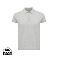 Iqoniq Yosemite women recycled cotton pique polo, heather grey, size M