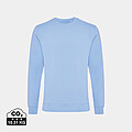 IQONIQ Zion recycled cotton crew neck, sky blue