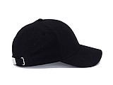 IRSINA Six panel waterproof sports cap with reinforced headboard, black