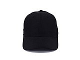 IRSINA Six panel waterproof sports cap with reinforced headboard, black