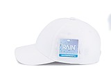 IRSINA Six panel waterproof sports cap with reinforced headboard, white