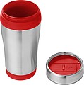 Isolating tumbler silver/red