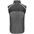 Jannu unisex lightweight running bodywarmer, black, size S