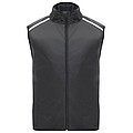 Jannu unisex lightweight running bodywarmer, black, size XS