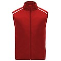 Jannu unisex lightweight running bodywarmer, red, size S
