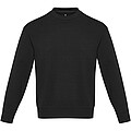 Jet unisex Aware™ recycled crewneck sweater, solid black