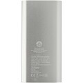 Juice 8000 mAh Type-C recycled aluminium wireless power bank, silver