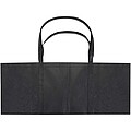 Jumbo GRS recycled non-woven extra large tote bag 65L, solid black
