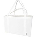 Jumbo GRS recycled non-woven extra large tote bag 65L, white
