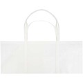 Jumbo GRS recycled non-woven extra large tote bag 65L, white
