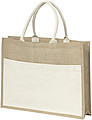 Jute bag with plastic backing