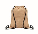 Jute drawstring bag
