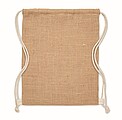 Jute drawstring bag