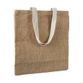 Jute shopping bag, beige