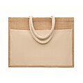 Jute shopping bag, beige