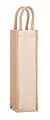 Jute wine bag for one bottle