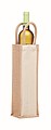 Jute wine bag for one bottle