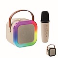 Karaoke set speaker, beige