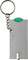 Key holder with coin (€0.50 size)Pale green