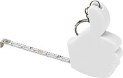 Key holder with one metre tapeWhite