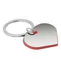 Key ring, red, silver