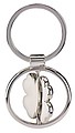 Key ring SPINNING CLOVER LEAF