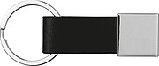 Keychain with leather strap