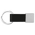 Keychain with leather strap