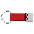 Keychain with leather strap
