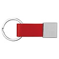 Keychain with leather strap