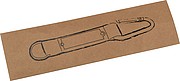 Keyring pendant with carabiner and metal plate