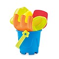 Kids beach bucket with 6 toys