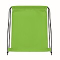 Kids drawstring bag 190T RPET, lime
