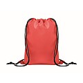 Kids drawstring bag 190T RPET, red