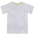 Kids T-shirt STEDMAN ACTIVE 140 RAGLAN, white, S