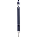 Kish ballpoint pen with silver finish, navy