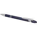 Kish ballpoint pen with silver finish, navy