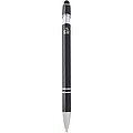 Kish ballpoint pen with silver finish, solid black