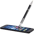 Kish ballpoint pen with silver finish, solid black