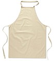 Kitchen apron in cotton, beige