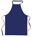 Kitchen apron in cotton, blue