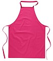 Kitchen apron in cotton, fuchsia
