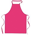Kitchen apron in cotton, fuchsia