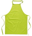 Kitchen apron in cotton, lime