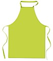 Kitchen apron in cotton, lime