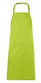 Kitchen apron in cotton, lime