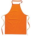 Kitchen apron in cotton, orange