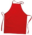 Kitchen apron in cotton, red