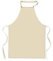 Kitchen apron in cotton, taupe