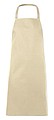 Kitchen apron in cotton, taupe